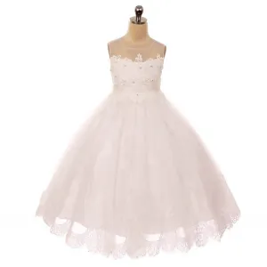 Elodie Applique Dress - White