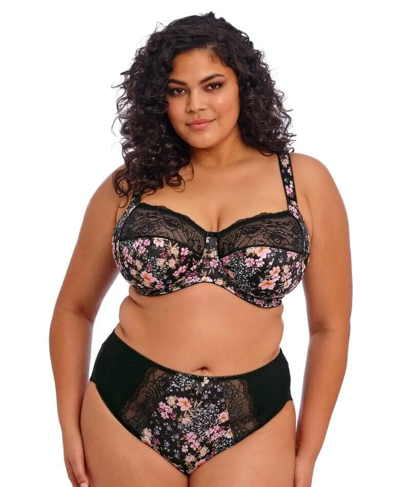 Elomi Morgan High Leg Brief - Summer Garden