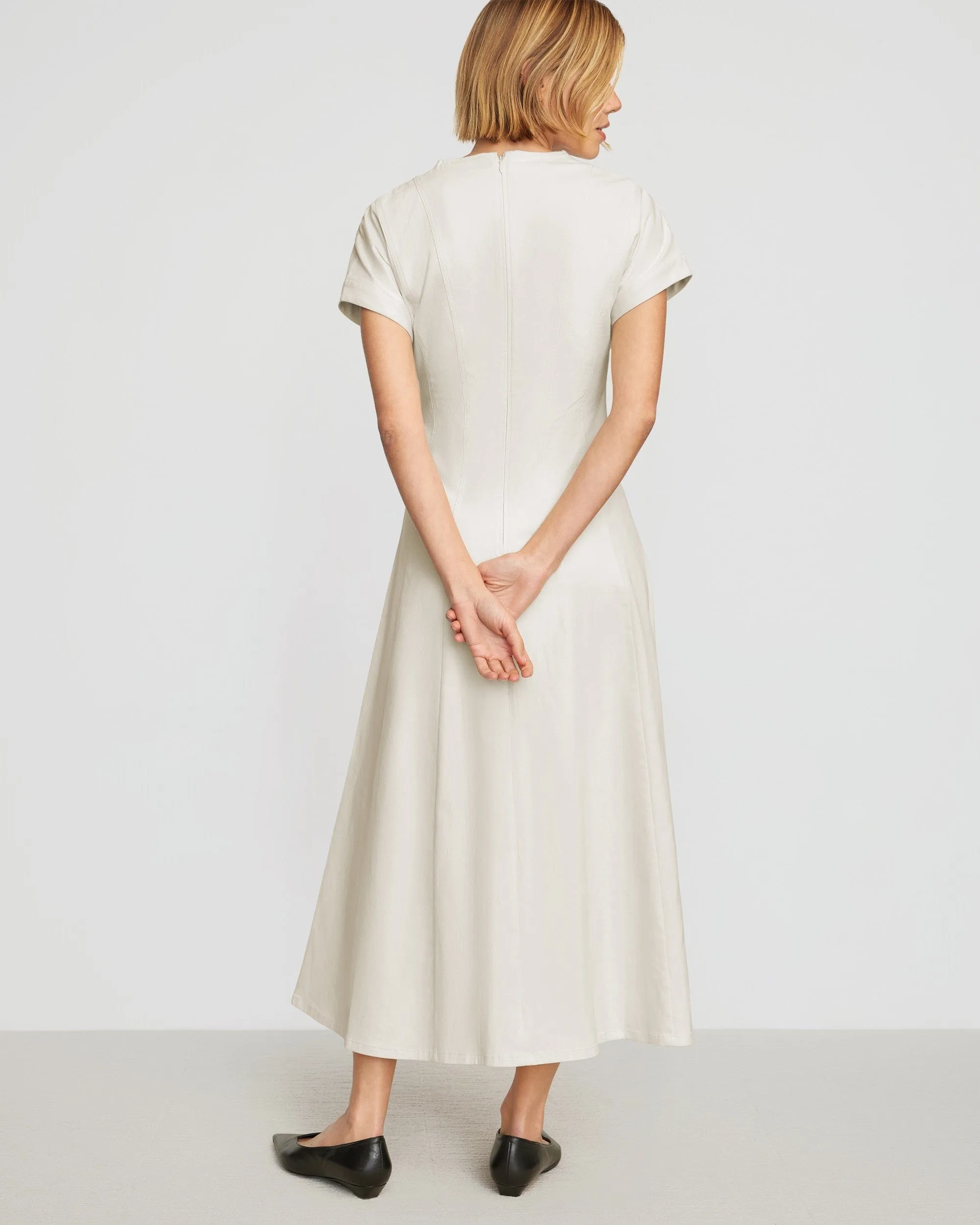 Ember Cotton Twill A-Line Dress