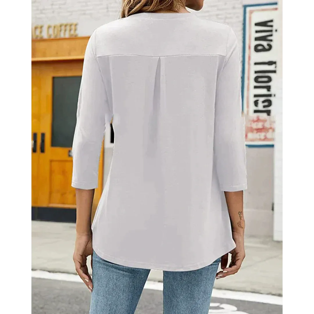 Emilia® | Loose Tunic With 3/4 Sleeves