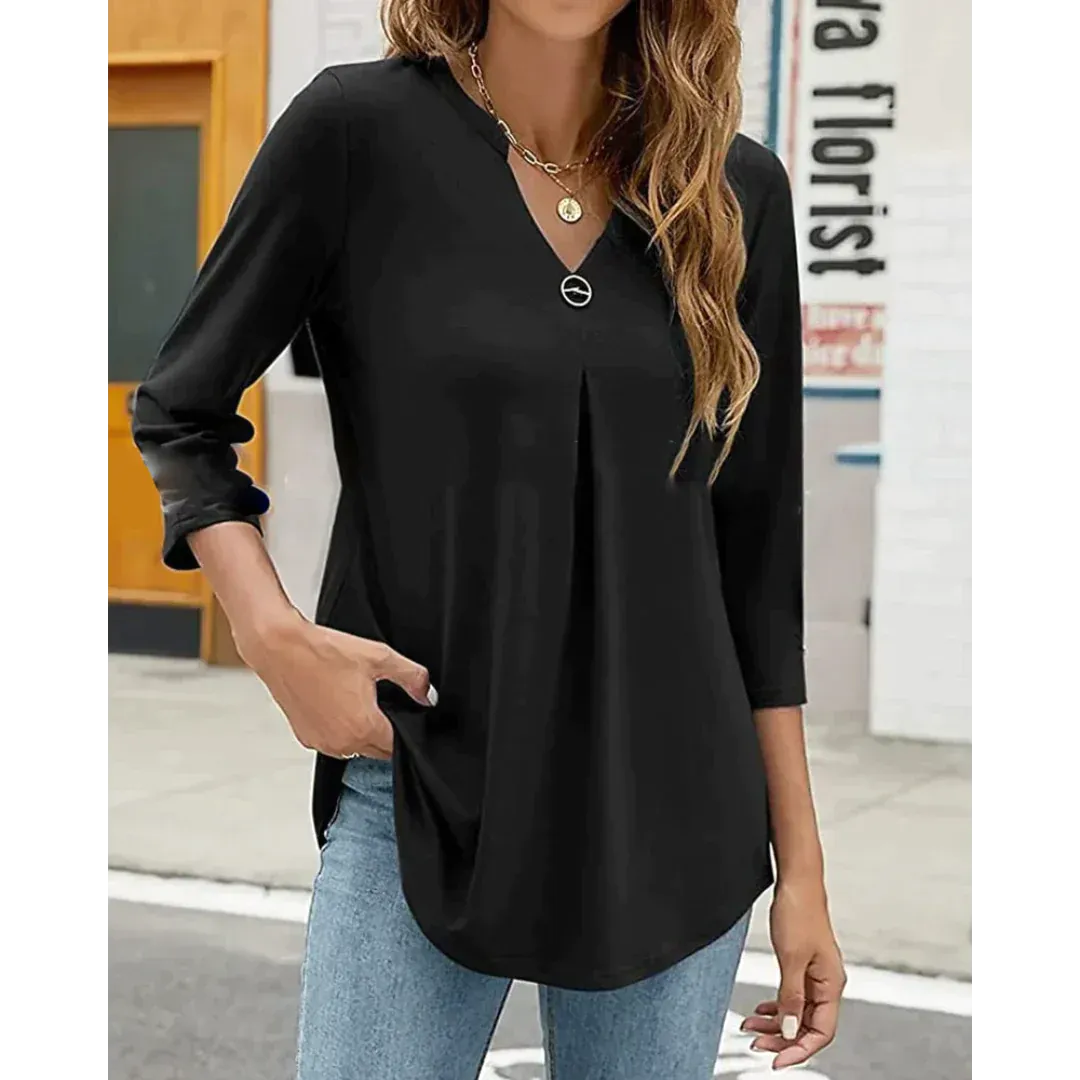 Emilia® | Loose Tunic With 3/4 Sleeves