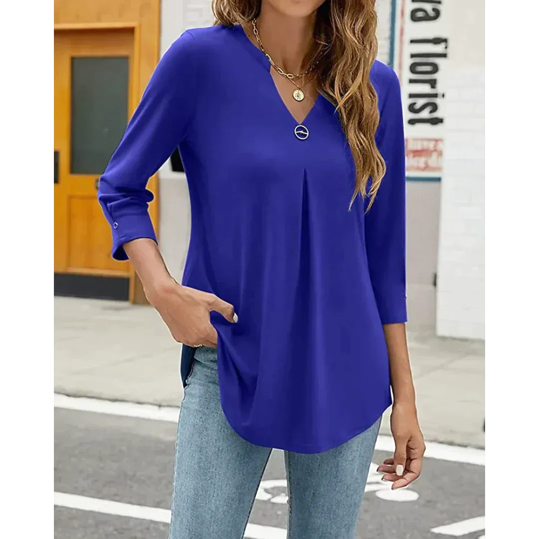 Emilia® | Loose Tunic With 3/4 Sleeves