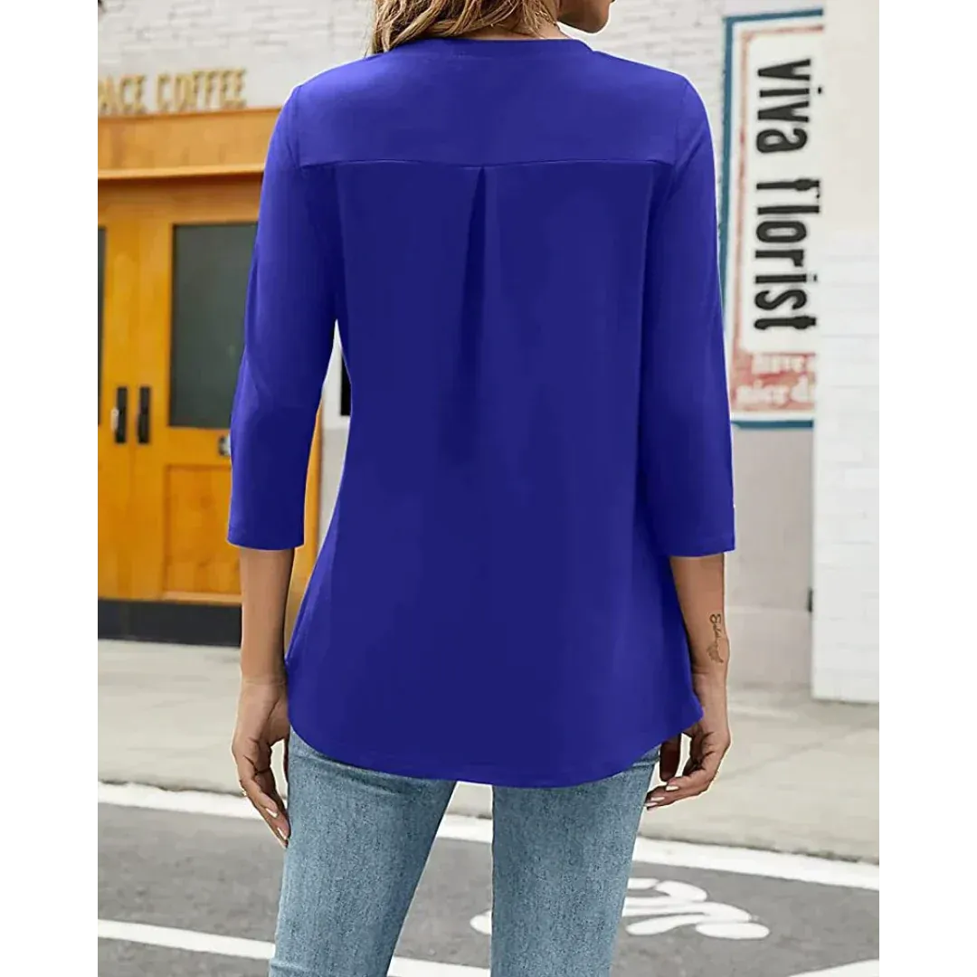 Emilia® | Loose Tunic With 3/4 Sleeves