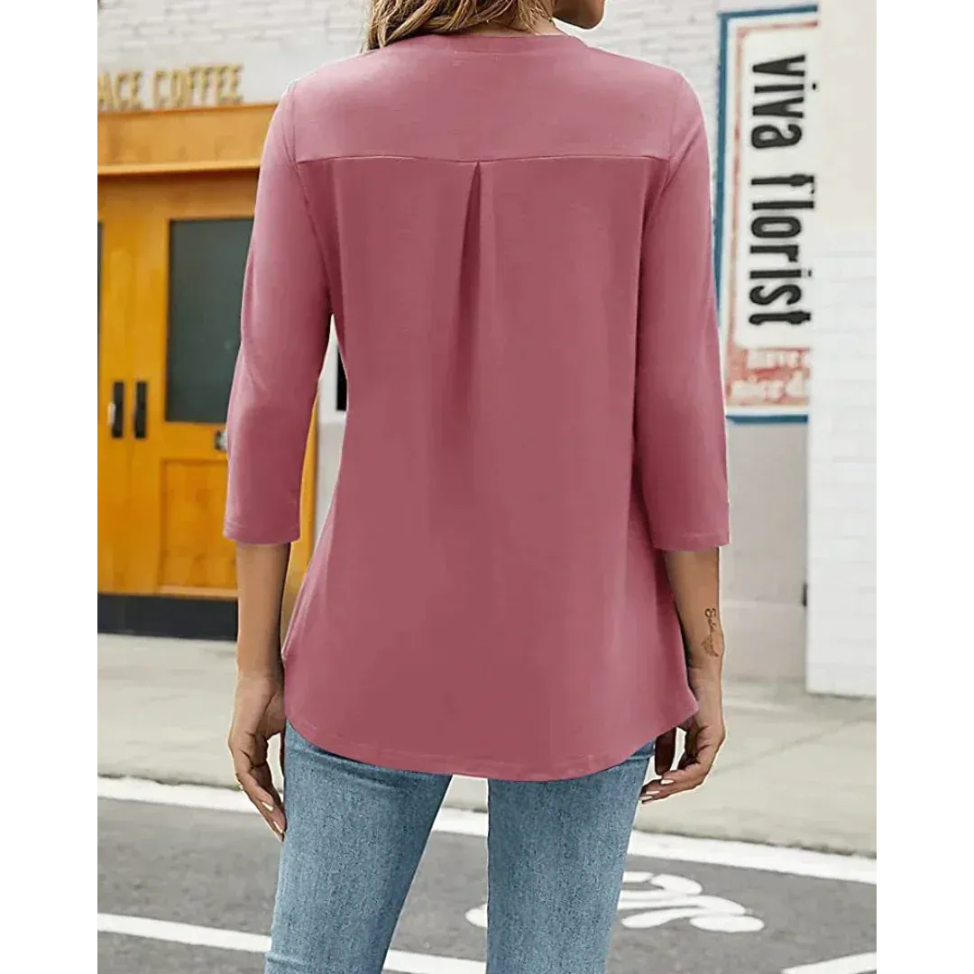 Emilia® | Loose Tunic With 3/4 Sleeves