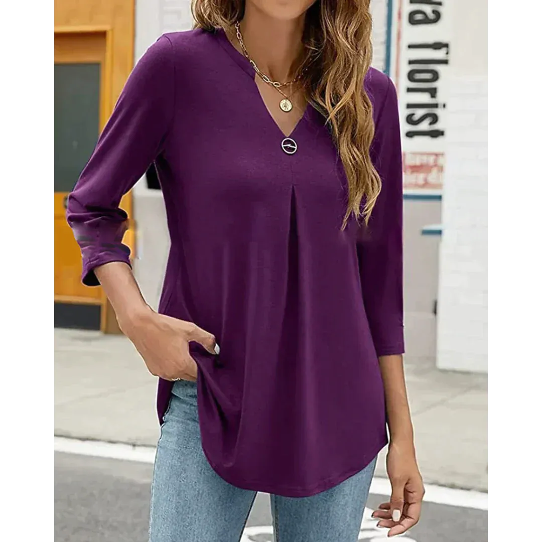 Emilia® | Loose Tunic With 3/4 Sleeves