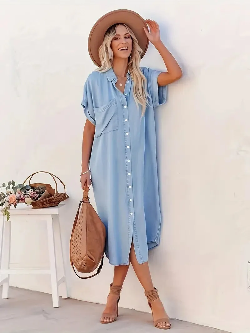 Ermelinda® | Stylish Shirt Dress