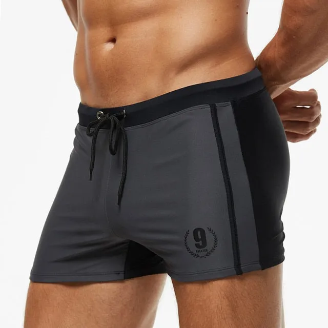 ESCATCH Mens Swimwear Maillot De Bain Boy Swim Suits Boxer Shorts Swim Trunks Men Swimsuit Surf Banadores