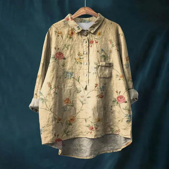 Eva® | Cotton And Linen Blouse