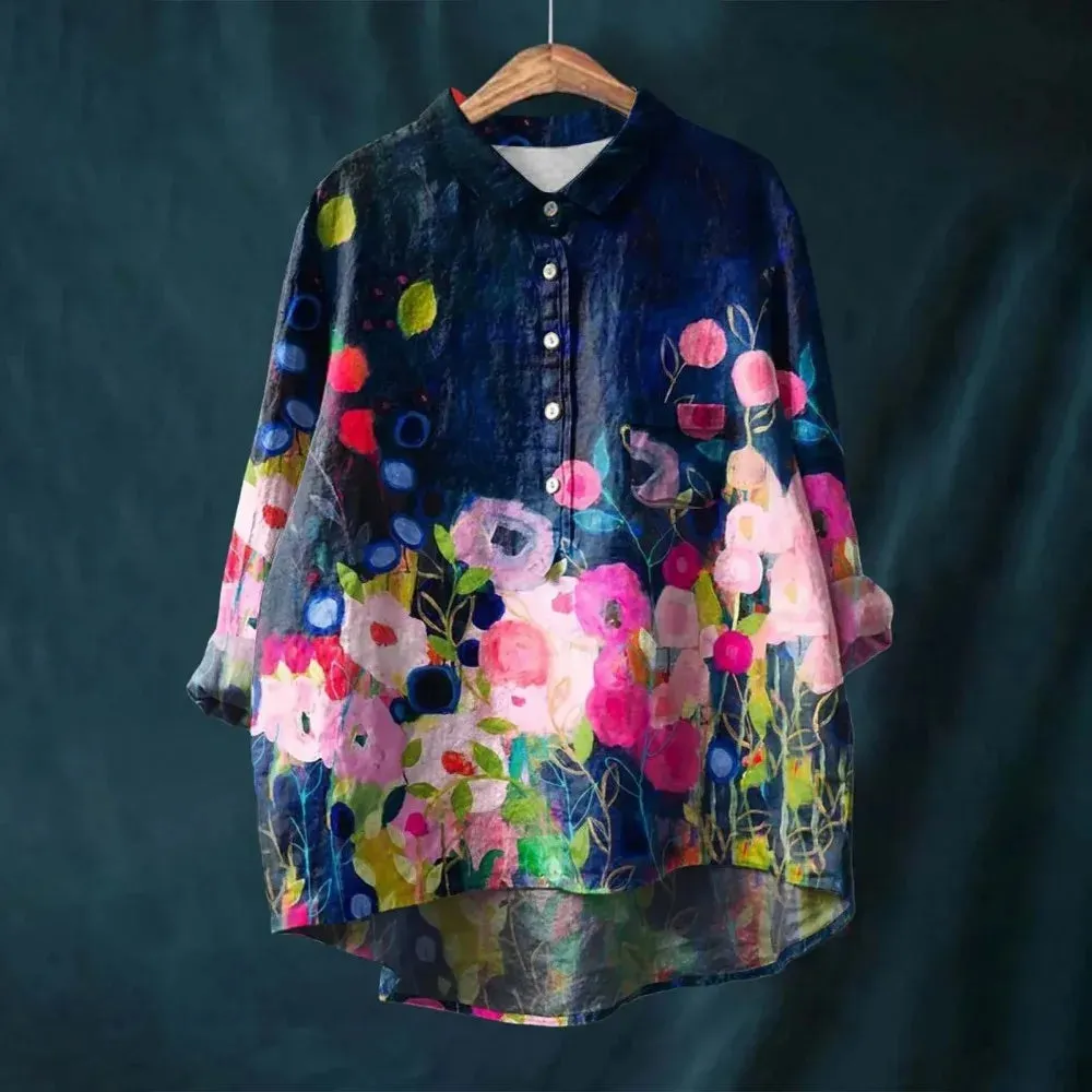 Eva® | Cotton And Linen Blouse