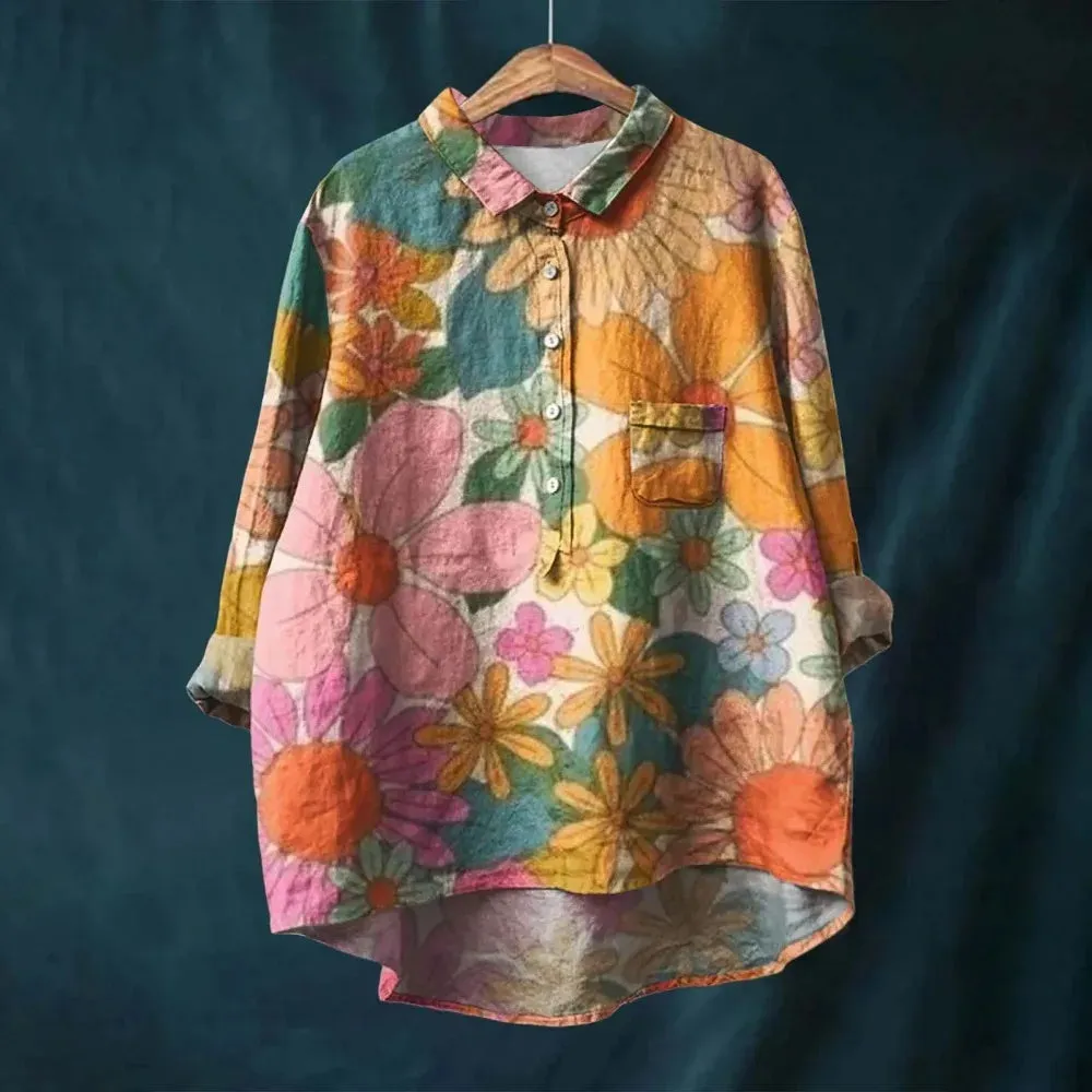 Eva® | Cotton And Linen Blouse