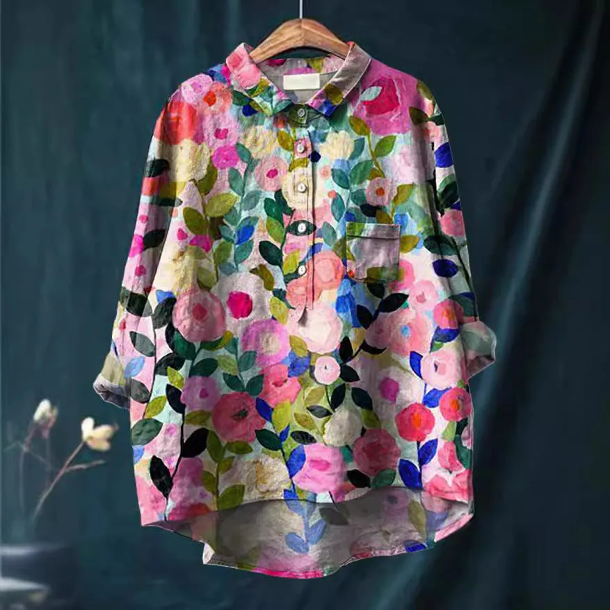 Eva® | Cotton And Linen Blouse