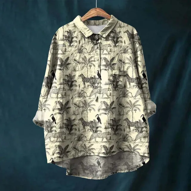 Eva® | Cotton And Linen Blouse