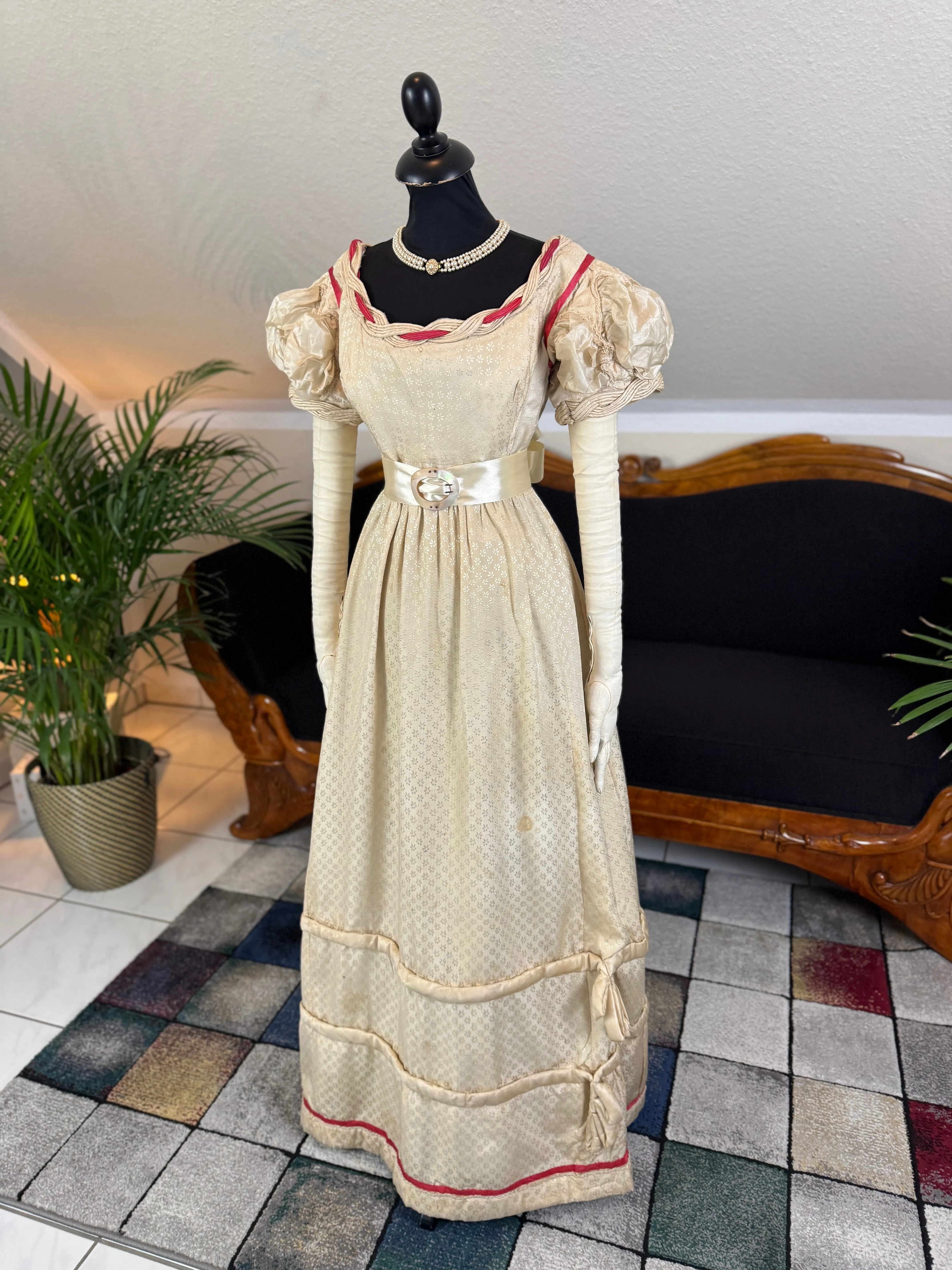 Evening Dress, England, ca. 1823