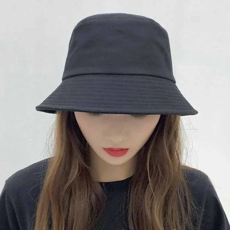 Fashionable Spring Summer Bucket Hats - Solid Panama Sunscreen Fisherman Cap for Outdoor Beach Sun Protection, Unisex
