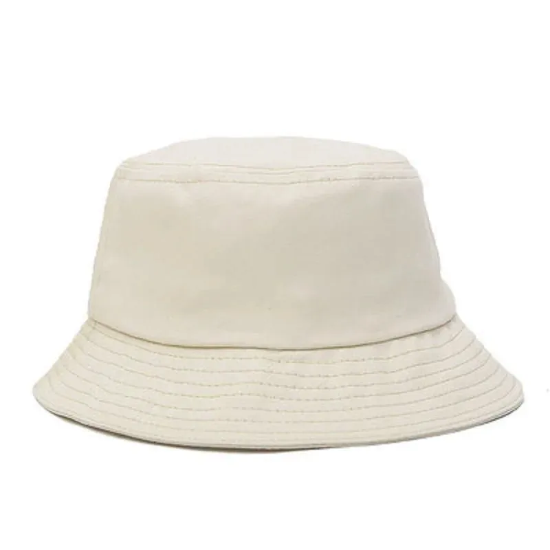 Fashionable Spring Summer Bucket Hats - Solid Panama Sunscreen Fisherman Cap for Outdoor Beach Sun Protection, Unisex