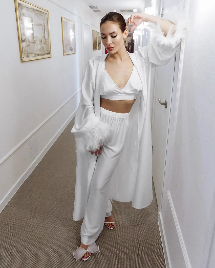 Feathers Bride Pajama Set