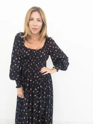 Fields of Flowers Midi Dress