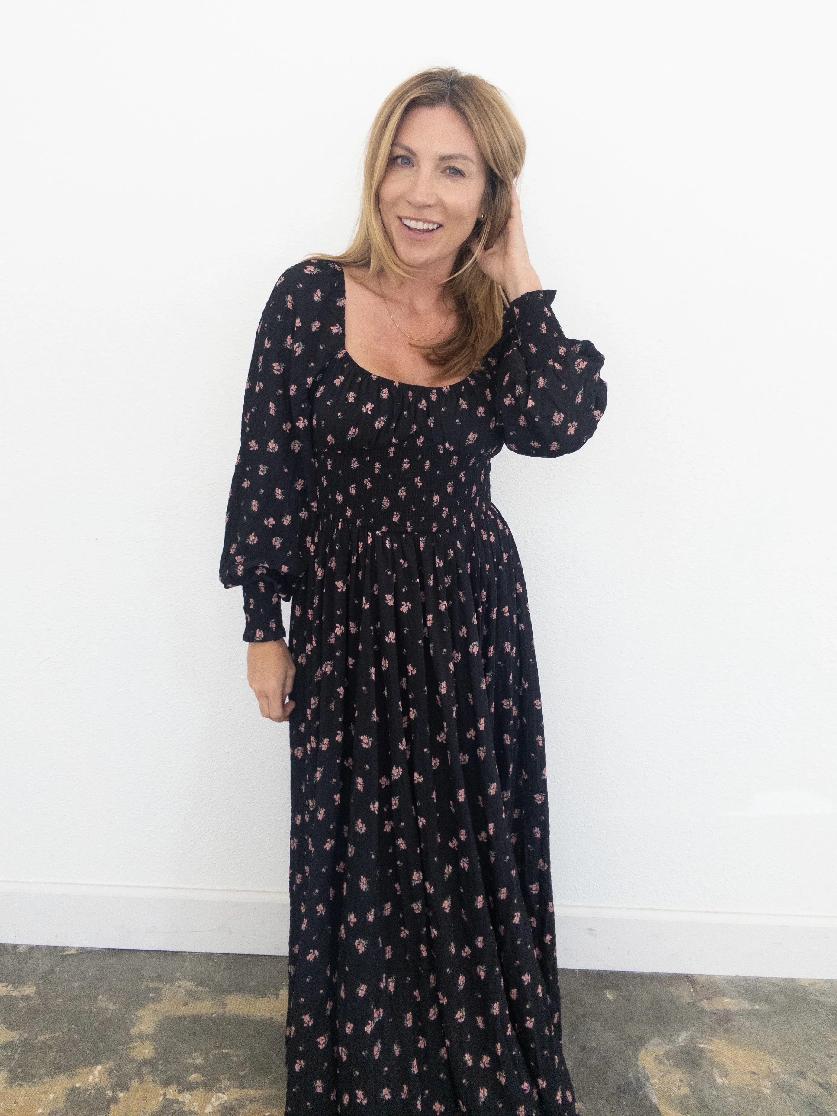 Fields of Flowers Midi Dress