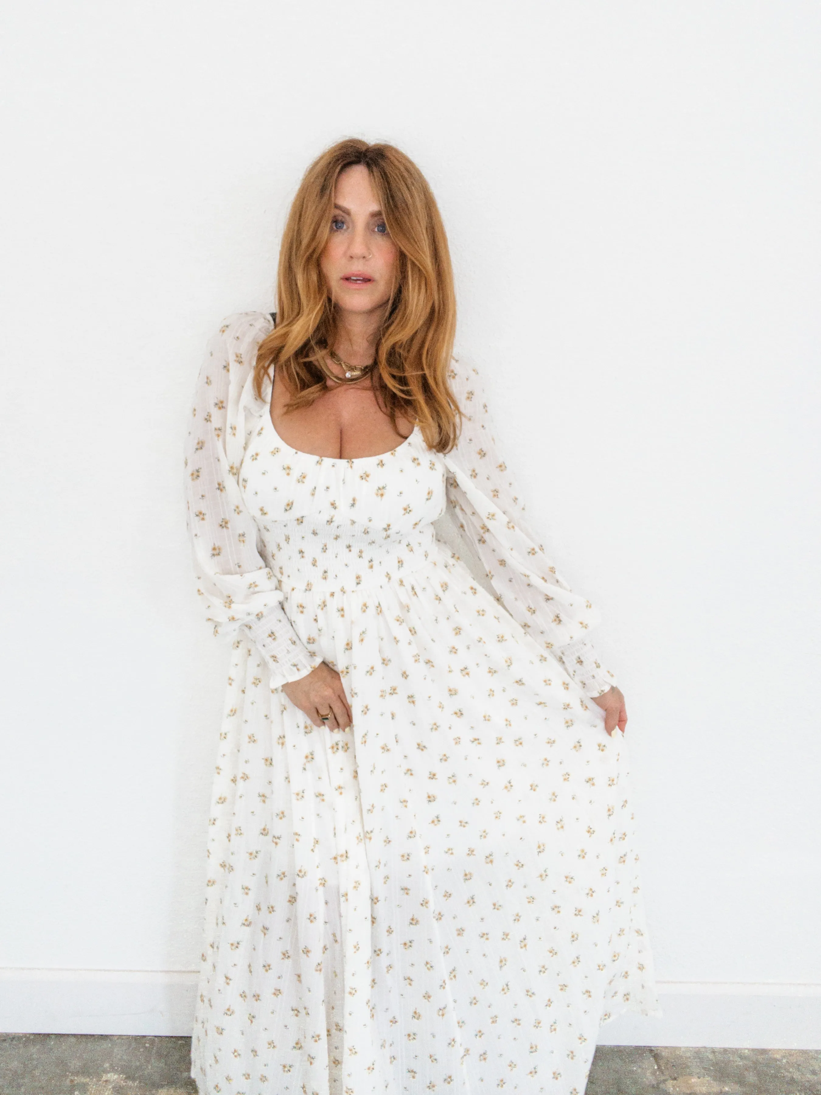 Fields of Flowers Midi Dress