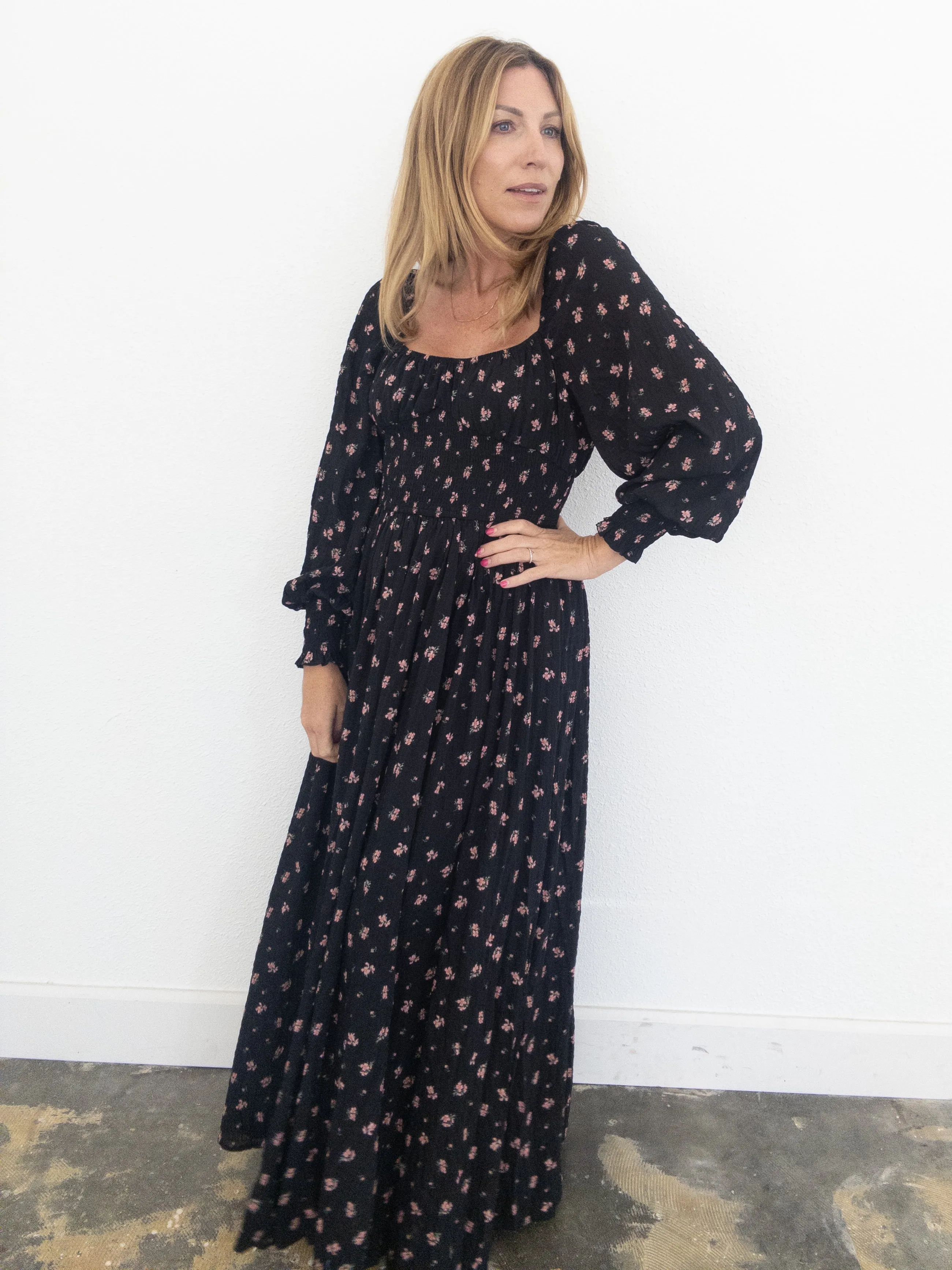 Fields of Flowers Midi Dress