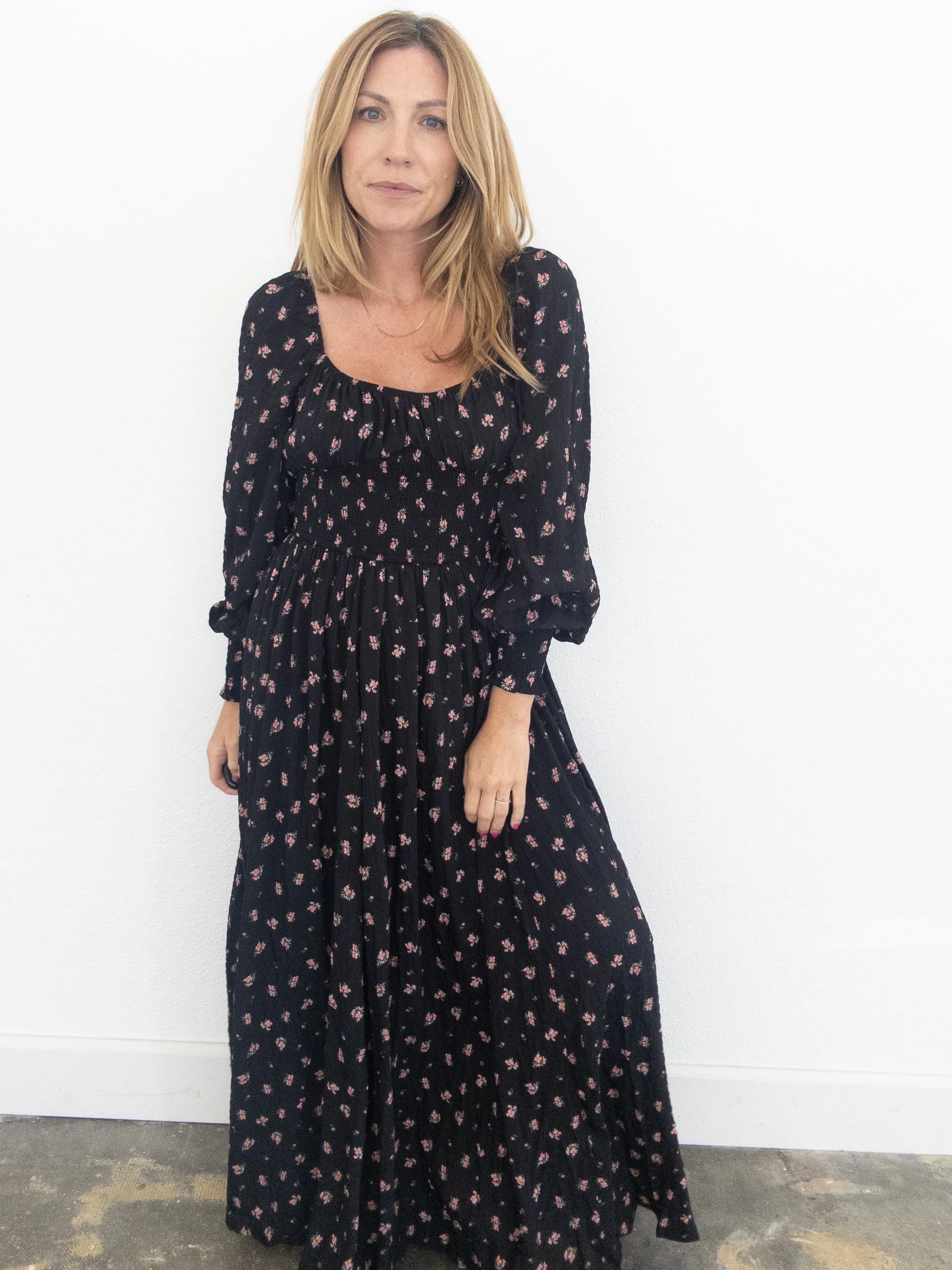Fields of Flowers Midi Dress