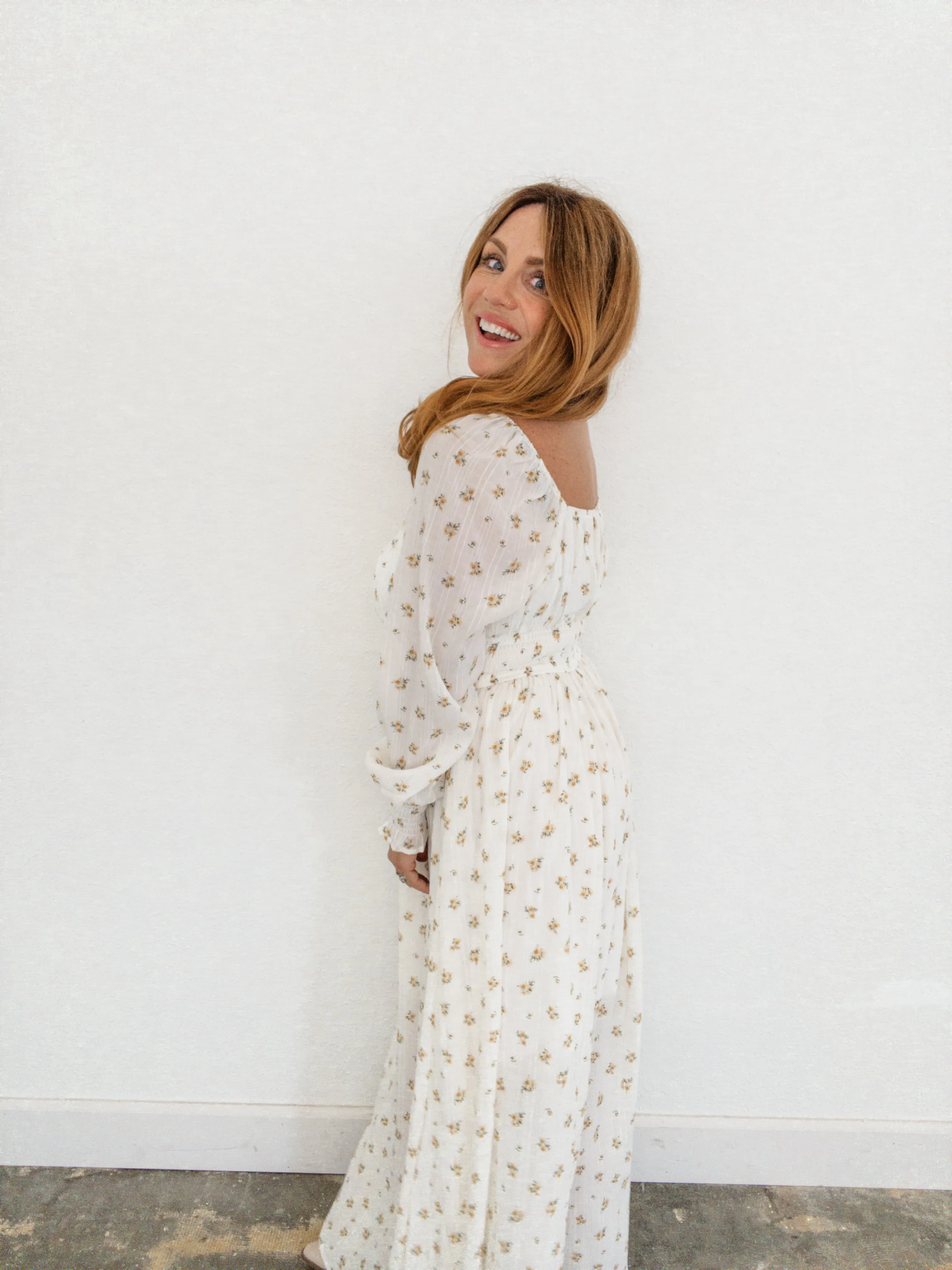 Fields of Flowers Midi Dress