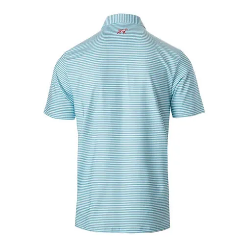 Fieldstone Marshall Performance Polo Baby Blue/White