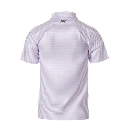 Fieldstone Marshall Performance Polo Lavender/White