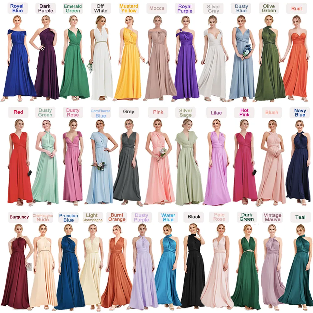 [Final Sale] Infinity Wrap Hot Pink Convertible Bridesmaid Dress