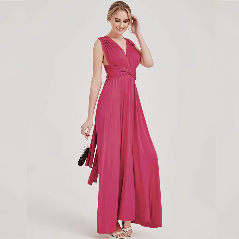 [Final Sale] Infinity Wrap Hot Pink Convertible Bridesmaid Dress