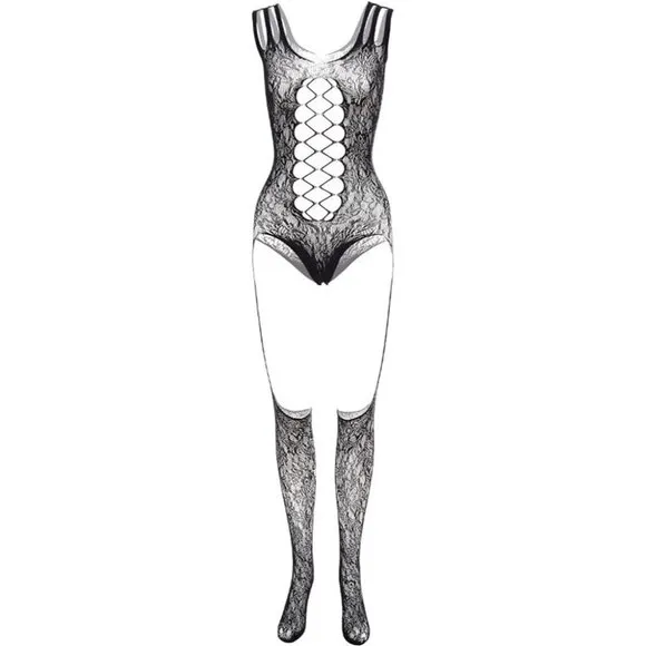 FISHNET Body Stockings Mesh Lingerie Bodysuit Body Soft BDSM Bondage Cosplay NWT