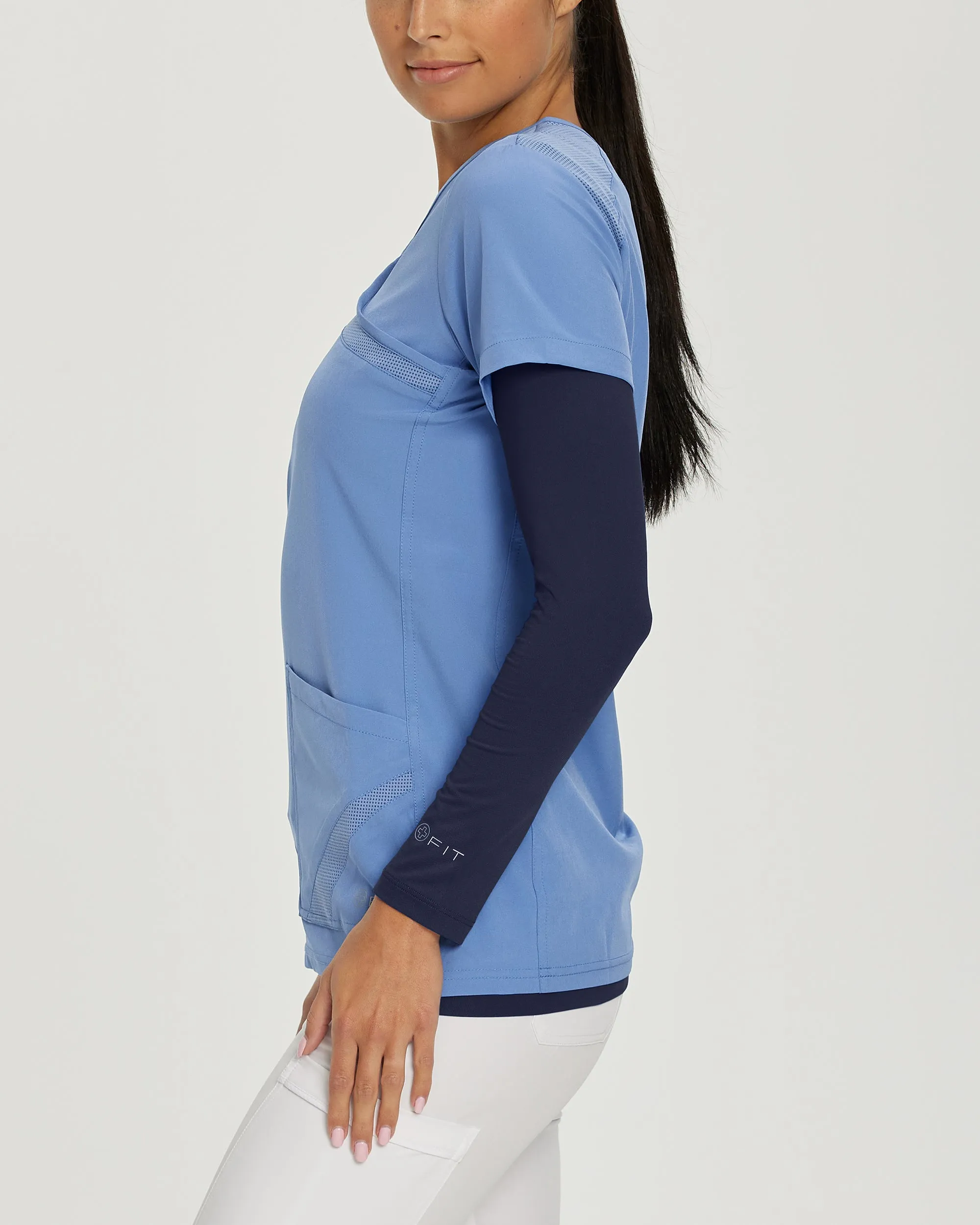 FIT 207 FIT Women's Long Sleeve Tee Navy