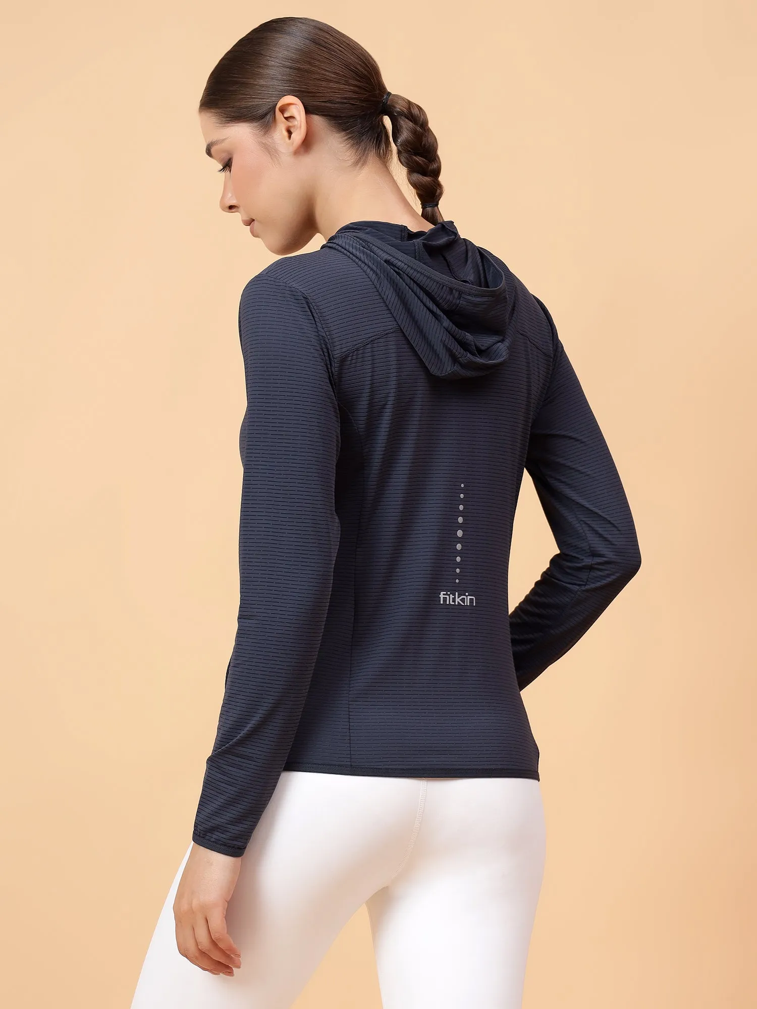 Fitkin Women Grey Shape You Performance Jacket