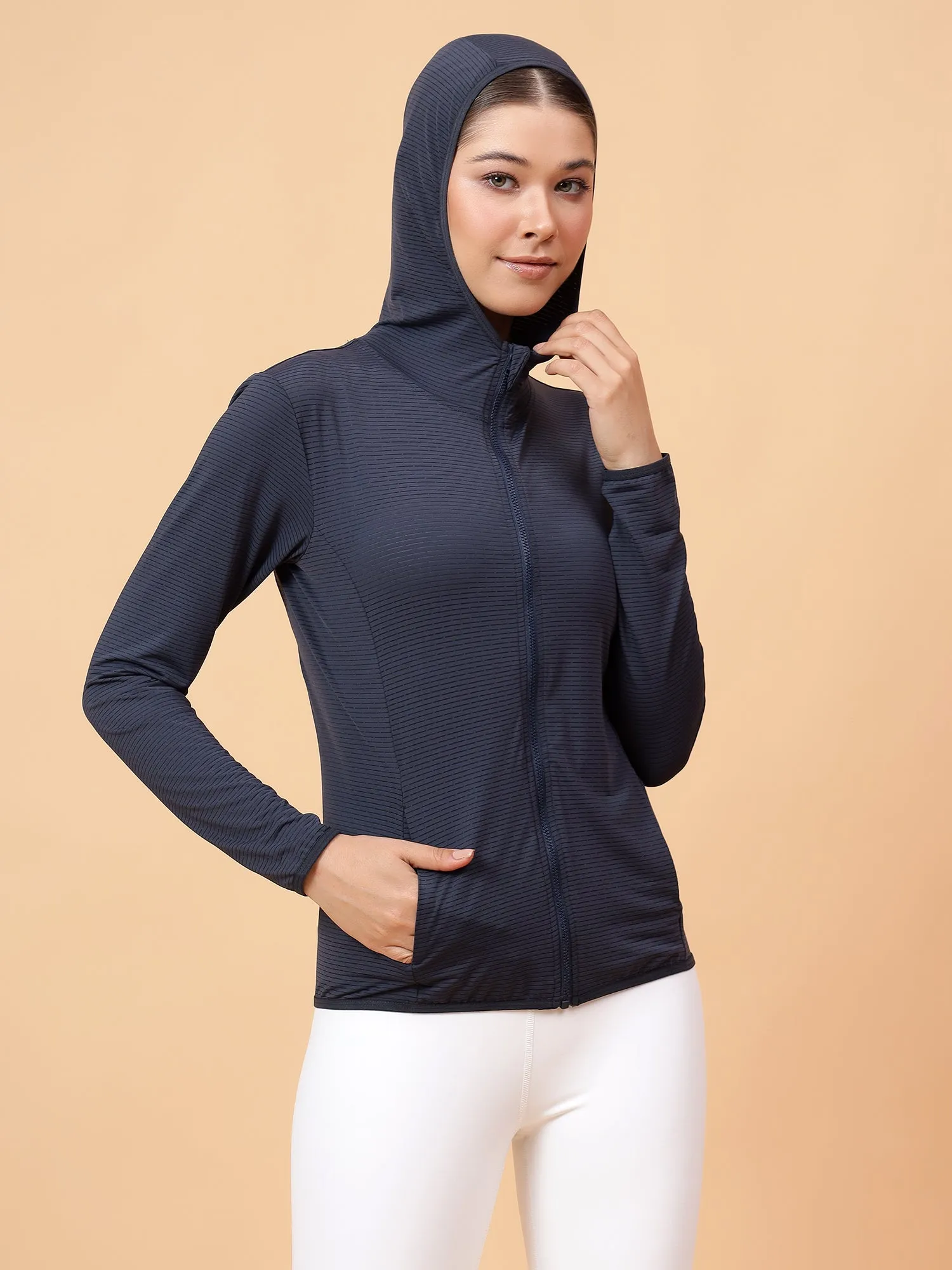 Fitkin Women Grey Shape You Performance Jacket
