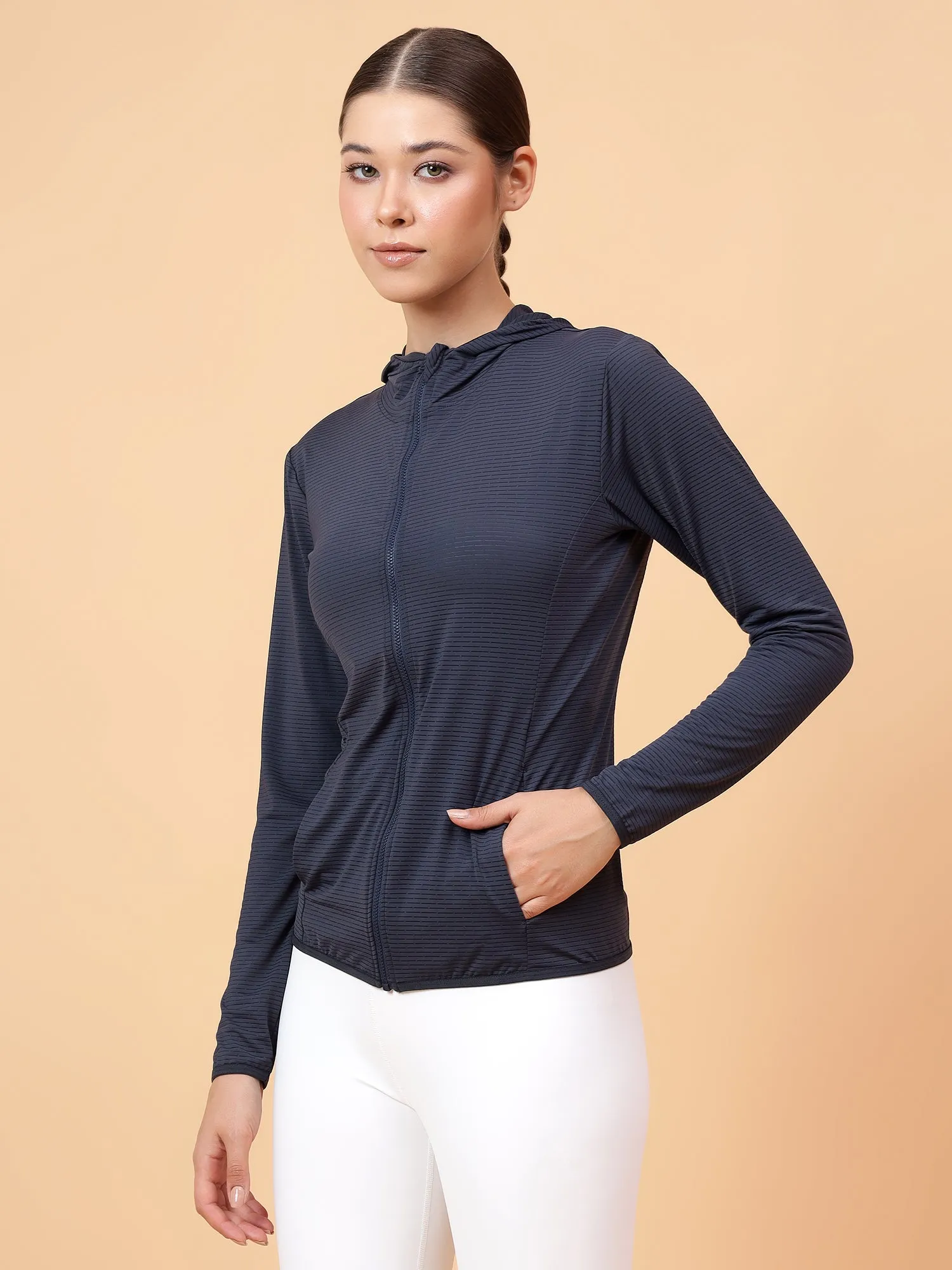 Fitkin Women Grey Shape You Performance Jacket