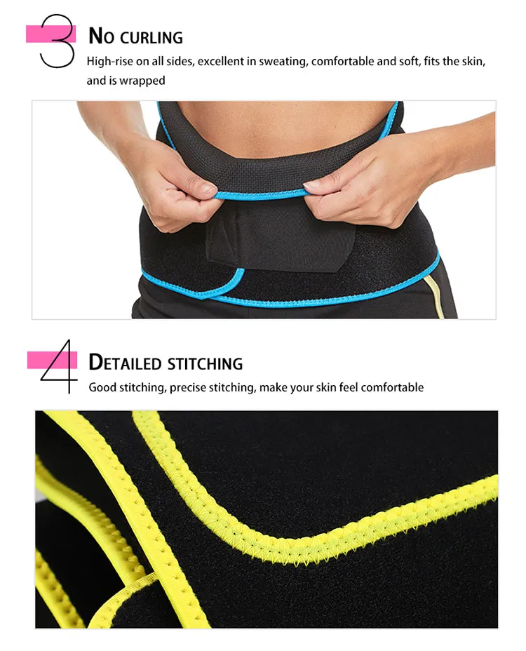 Fitness Waist Slimming Sports Neoprene Waist Support Belt with Phone Pocket