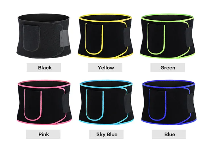 Fitness Waist Slimming Sports Neoprene Waist Support Belt with Phone Pocket