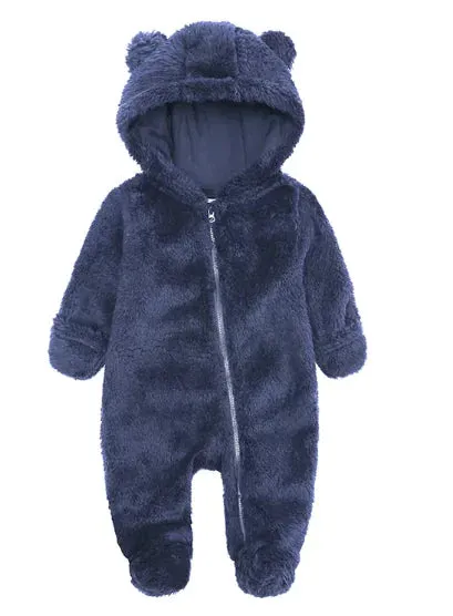 Flannel Baby Warm One-piece Romper