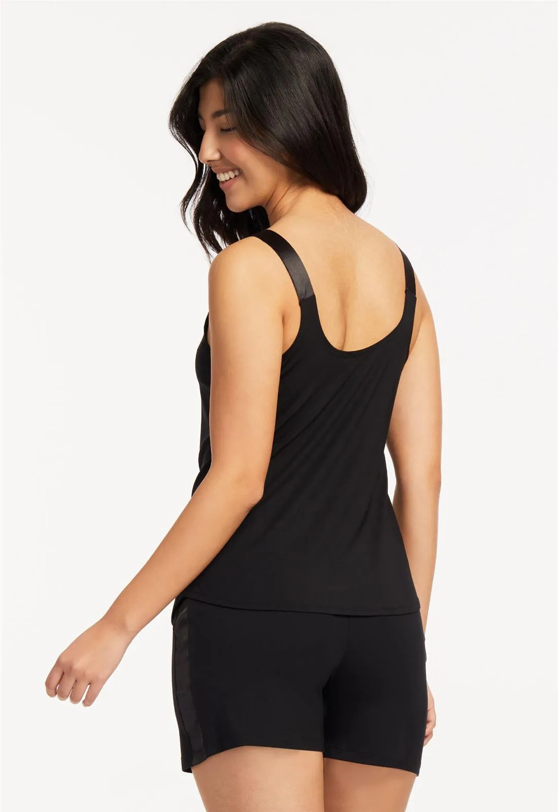 Fleur't Satin Tank & Short PJ Set 6410