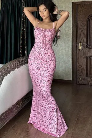 Floral Sling Big Swing maxi Dress