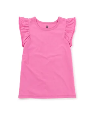 FLUTTER TOP-PINK