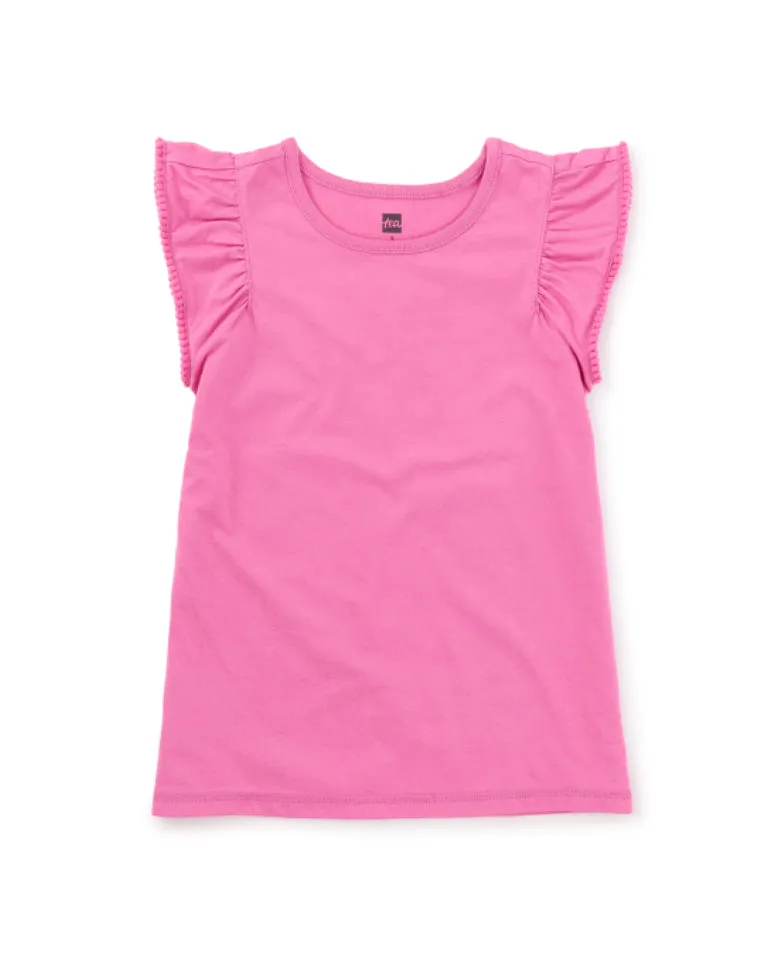 FLUTTER TOP-PINK