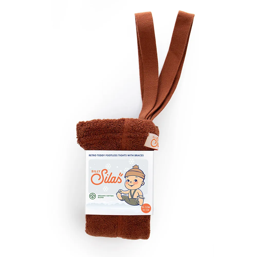 FOOTLESS TEDDY WARMY SILLY SILAS TIGHTS CINNAMON