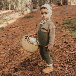 FOOTLESS TEDDY WARMY SILLY SILAS TIGHTS OLIVE