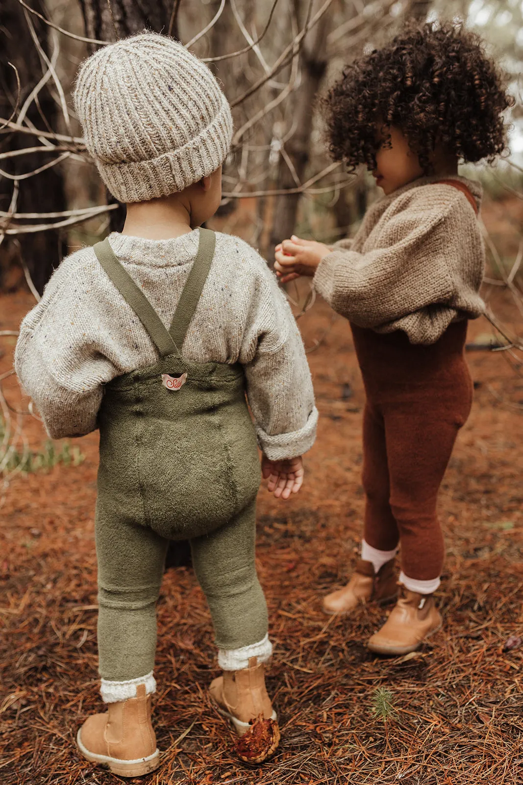 FOOTLESS TEDDY WARMY SILLY SILAS TIGHTS OLIVE