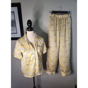 Forever 21 Hello Kitty &amp; Friends Cinnamon roll Pajama Pats Set Size Small RARE