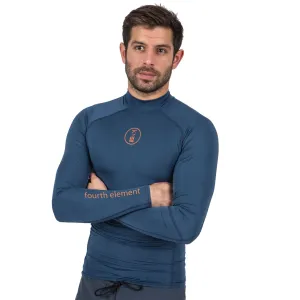 Fourth Element Men's Hydroskin Ocean Positive Long Sleeve Rash Guard Insignia Blue