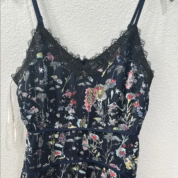 Foxiedox Women's Floral Lace Trim Cami