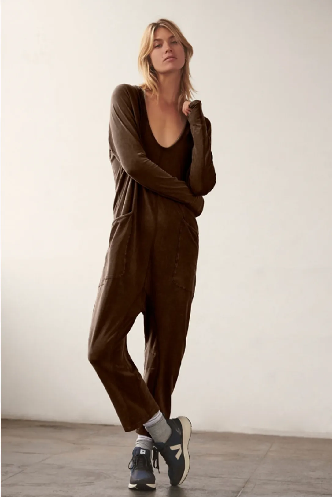 FP MOVEMENT - HOT SHOT LONG SLEEVE - DARK ESPRESSO