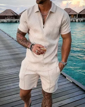 Francis® | Luxury Polo And Shorts Summer Set For Men